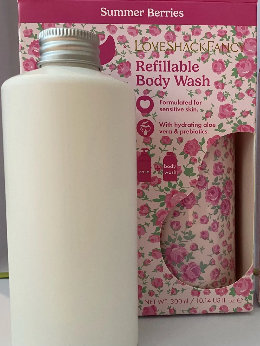 💗 LoveShackFancy x Target Refillable Body Wash 💗 Roseheart Wild Summer Berries